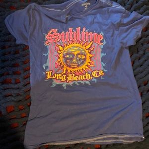 Sublime shirt Long Beach California blue